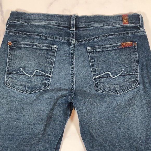 7 For All Mankind Josefina Skinny Boyfriend Jeans, Size 26 - Picture 6 of 13